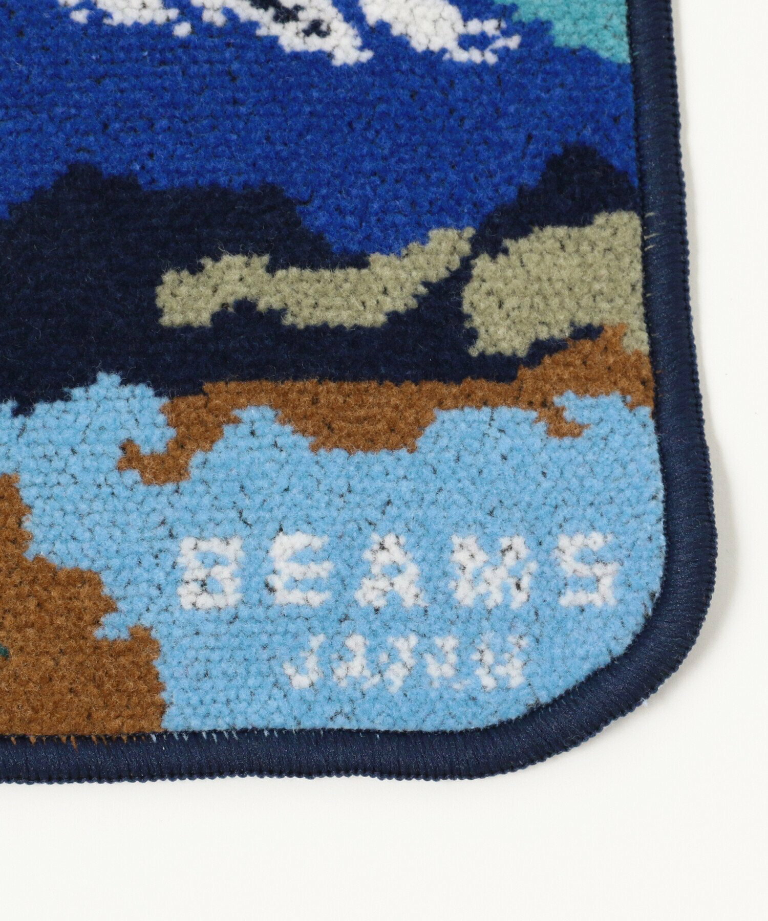BEAMS JAPAN / 別注 富士山 シェニール織 ハンカチ タオル